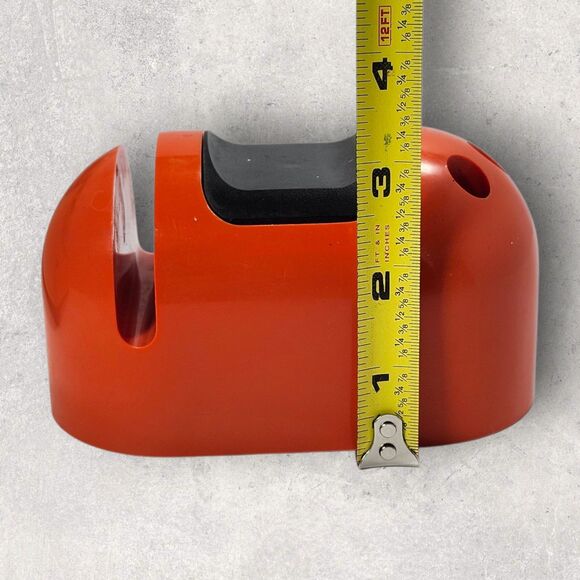 Vintage On Hold Music Box Phone Accessory Works Mechanical Desk Organizer Orange - Picture 10 of 10